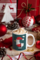 Coffee Mug Santa Seagull on white or snowy teal background in choice of 12 or 15oz white ceramic mug with high-quality sublimation inks product 4